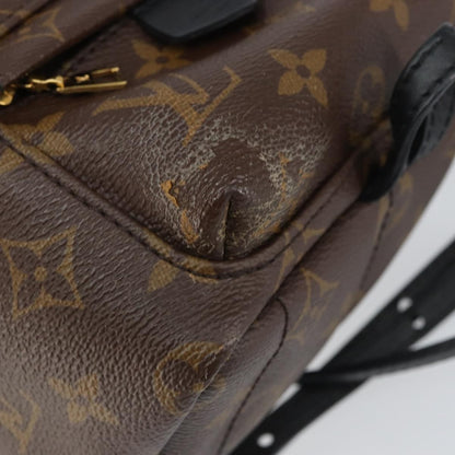 Louis Vuitton Palm Springs Backpack Monogram Canvas, BROWN, CANVAS, Backpack