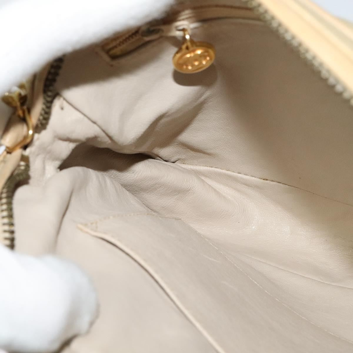 Chanel Vintage Front Pocket Camera Bag Satin, BEIGE, SATIN, Handbag