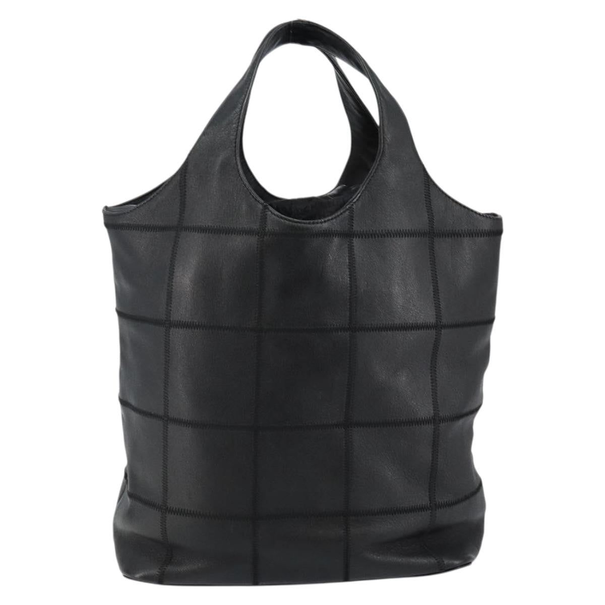 Chanel Square Stitch Tassel Hobo Quilted Leather, BLACK, LEATHER, Handbag