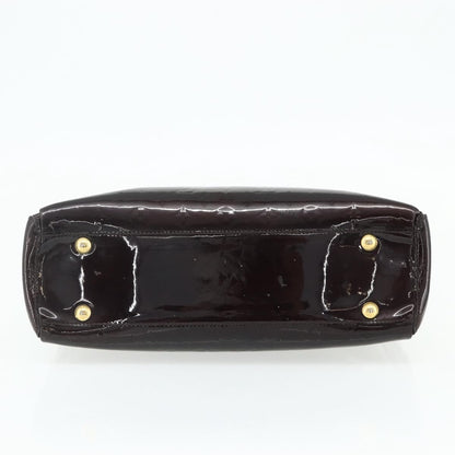 Louis Vuitton Melrose Avenue Handbag Monogram Vernis, Burgundy, Patent Leather, Handbag