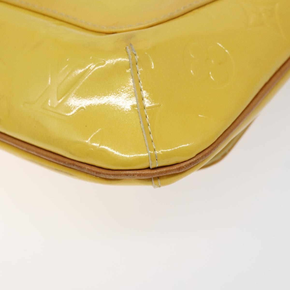 Louis Vuitton Thompson Street Handbag Monogram Vernis, YELLOW, PATENT_LEATHER, Handbag