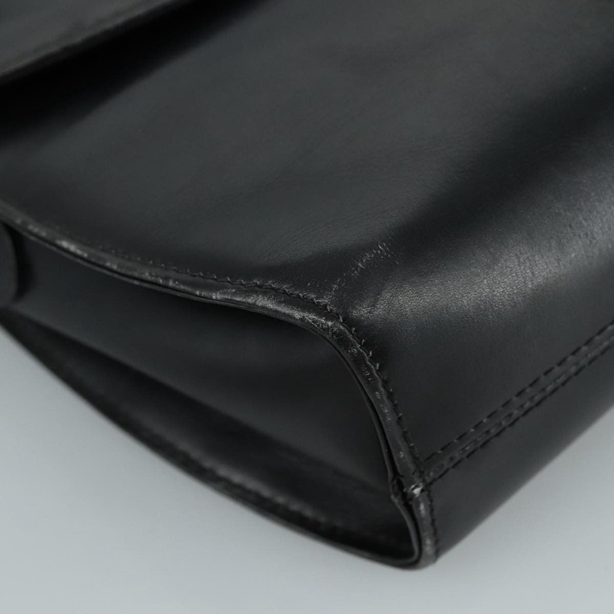 Salvatore Ferragamo Gancini Flap Shoulder bag Leather, Black, Leather, Shoulder Bag