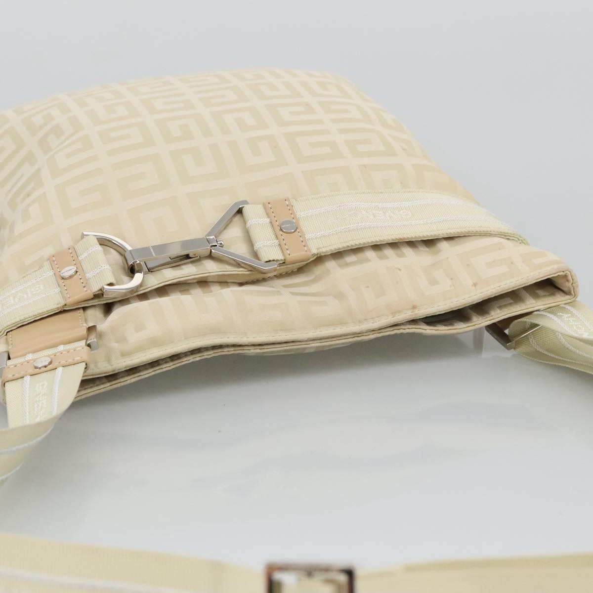 Givenchy 4G shoulder Bag Leather, BEIGE, NYLON, Shoulder bag
