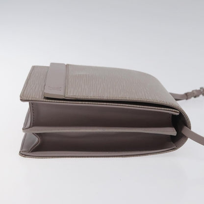 Louis Vuitton Biarritz Shoulder Bag Epi Leather, GRAY, LEATHER, Shoulder bag