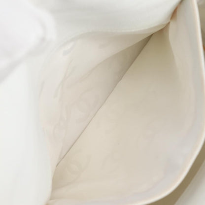 Chanel CC Stitch Tote Caviar, WHITE, LEATHER, Handbag