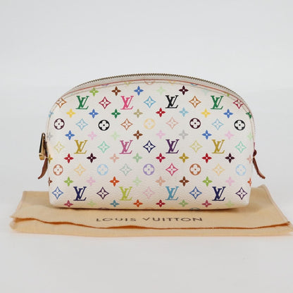 Louis Vuitton Cosmetic Pouch Monogram Canvas, WHITE, CANVAS, Toiletry Case