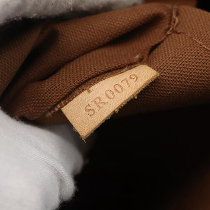 Louis Vuitton Palermo Handbag Monogram Canvas, BROWN, CANVAS, Tote bag