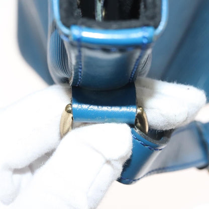 Louis Vuitton Petit Noe Handbag Epi Leather, BLUE, LEATHER, Handbag