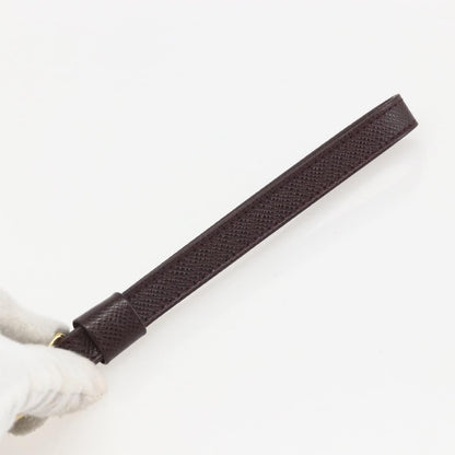 Louis Vuitton Pochette Baikal Clutch Taiga Leather, BROWN, LEATHER, Clutche & pouche