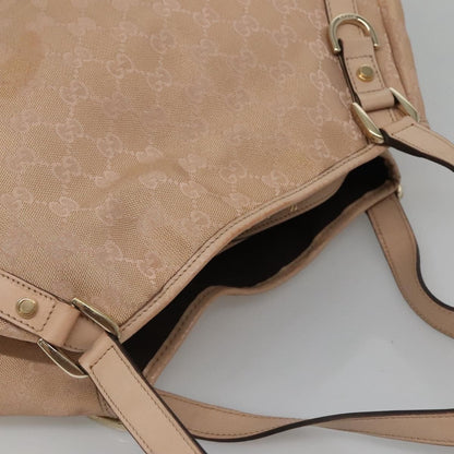 Gucci Abbey Shoulder Bag GG Canvas, BEIGE, CANVAS, Tote bag