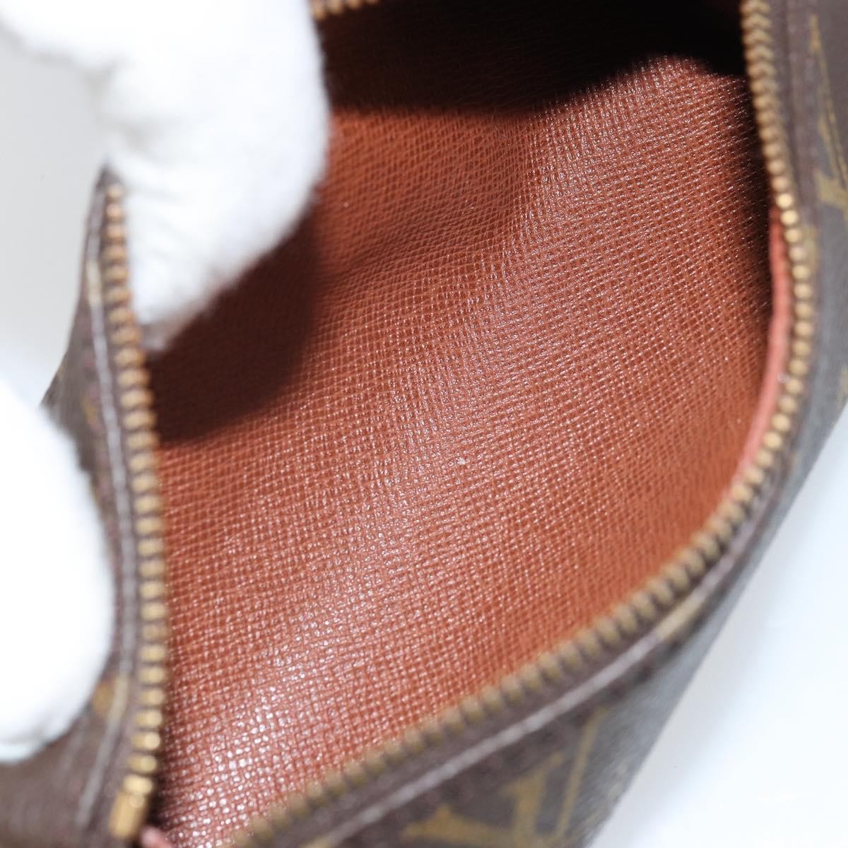 Louis Vuitton Papillon Pochette Monogram Canvas, BROWN, CANVAS, Clutche & pouche