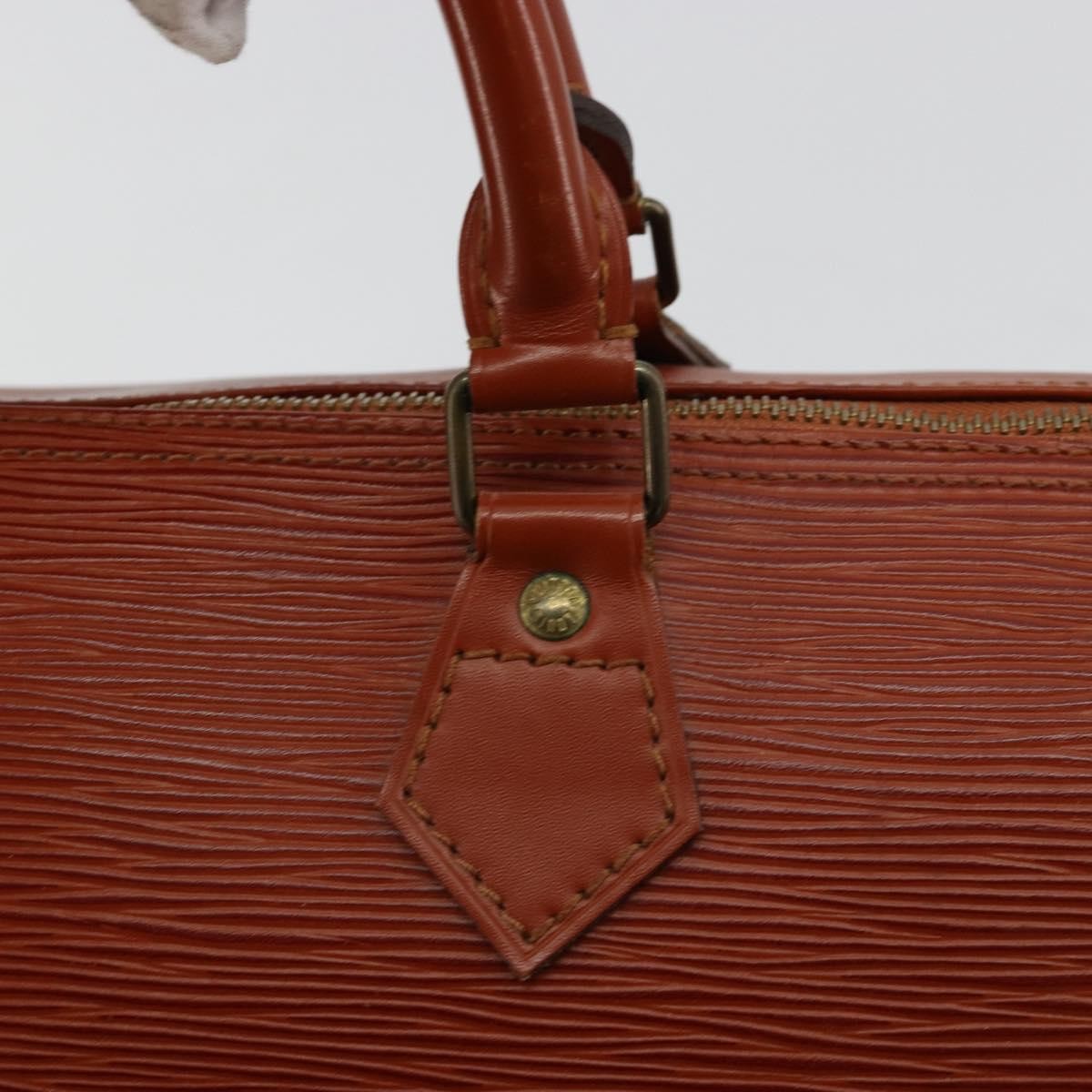 Louis Vuitton Speedy Handbag Epi Leather, Brown, Leather, Handbag
