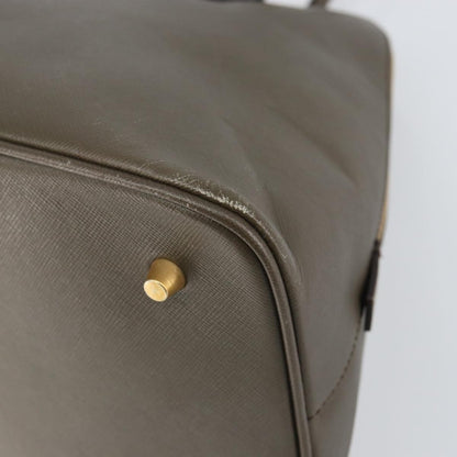 Prada Promenade Bag Saffiano Leather, BROWN, LEATHER, Handbag