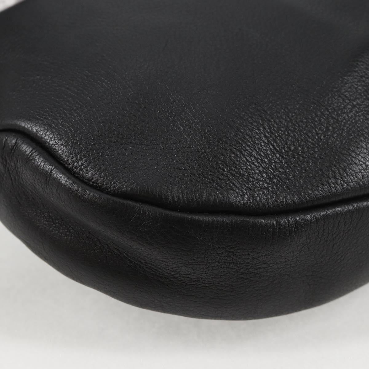 Salvatore Ferragamo Vala Shoulder Bag Leather, BLACK, LEATHER, Shoulder bag