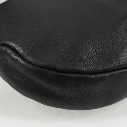 Salvatore Ferragamo Vala Shoulder Bag Leather, BLACK, LEATHER, Shoulder bag