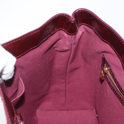 Louis Vuitton Wilshire Handbag Monogram Vernis, RED, PATENT_LEATHER, Tote bag