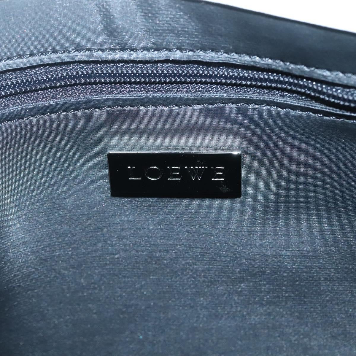 Loewe Anagram Shoulder Bag Leather, BLACK, LEATHER, Shoulder bag