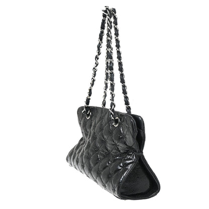 Chanel Reissue 2.55 Tote Quilted Calfskin, BLACK, PATENT_LEATHER, Shoulder bag