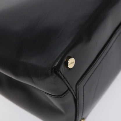 Salvatore Ferragamo Vala Shoulder Bag Leather, BLACK, LEATHER, Shoulder bag