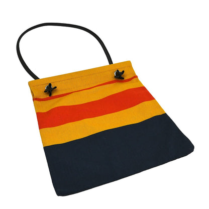 Hermes Cabas Tote Toile with Leather, Multicolour, Cotton, Shoulder Bag