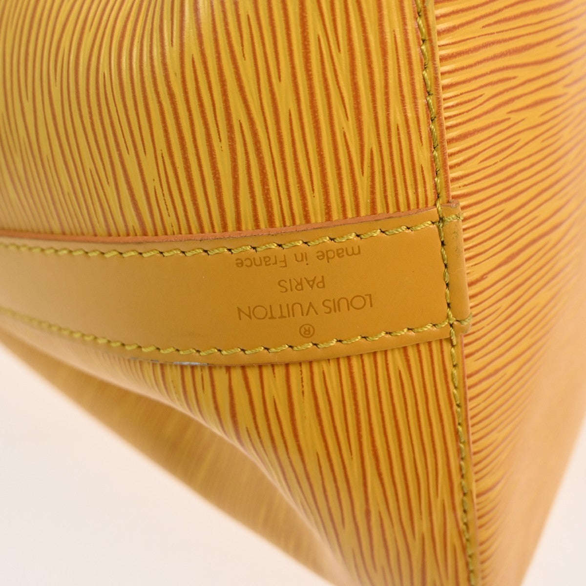 Louis Vuitton Petit Noe Handbag Epi Leather, Yellow, Leather, Shoulder Bag