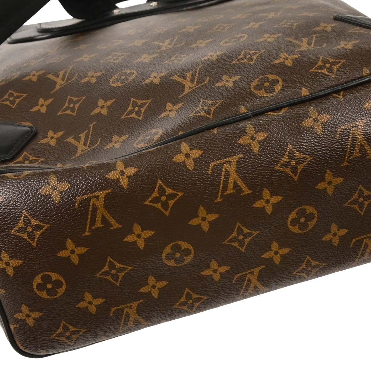 Louis Vuitton Palk Backpack Macassar Monogram Canvas, BROWN, CANVAS, Backpack