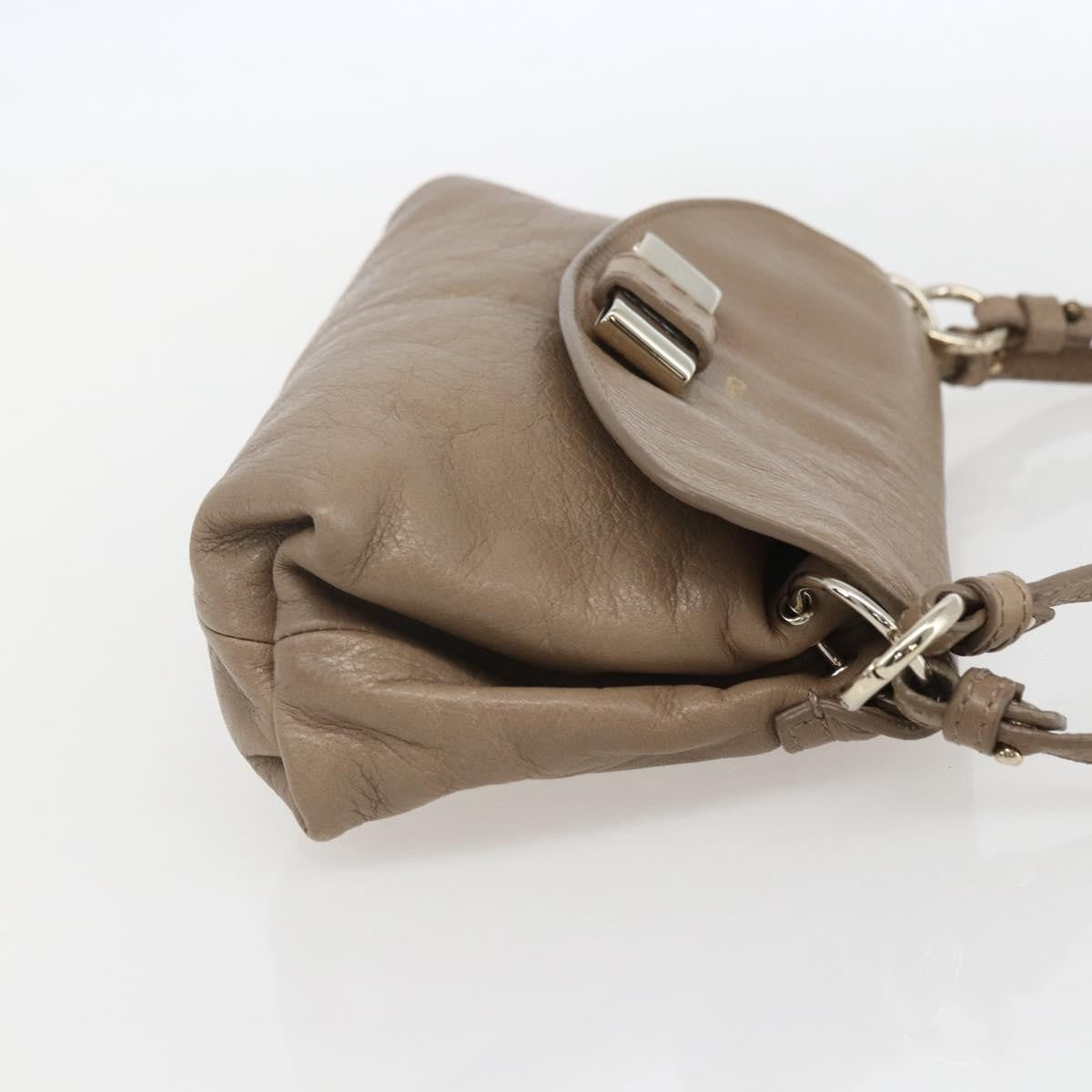 Chloe Lily Handbag Leather, BEIGE, LEATHER, Handbag
