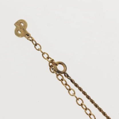 Christian Dior CD Pendant Necklace Gold-plated, GOLD, GOLD_PLATED, Necklace