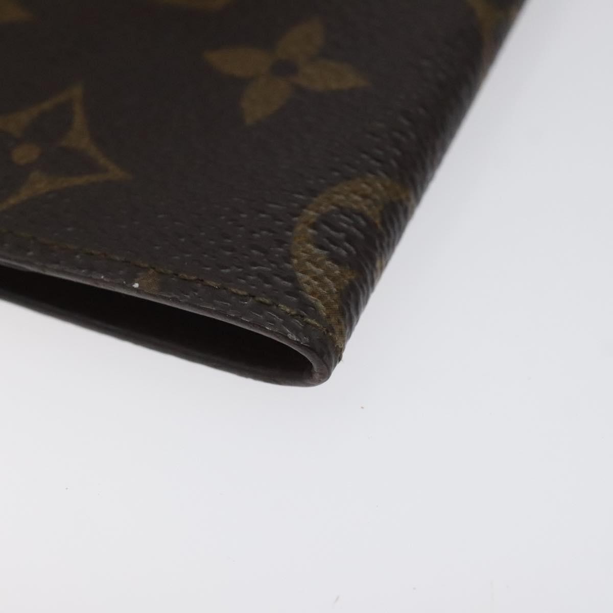 Louis Vuitton Porte Cartes Pression Card Case Monogram Canvas, BROWN, CANVAS, Card Holders