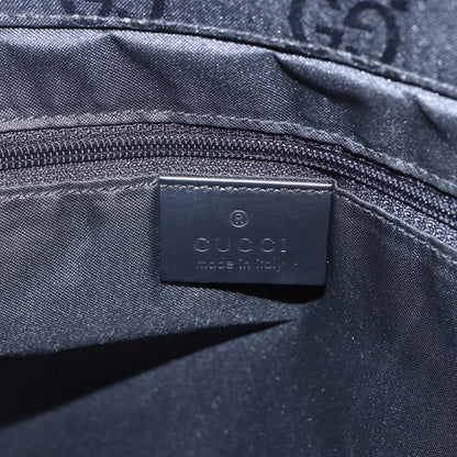 Gucci Vintage Bamboo Handle Tote GG Nylon, BLACK, NYLON, Tote bag