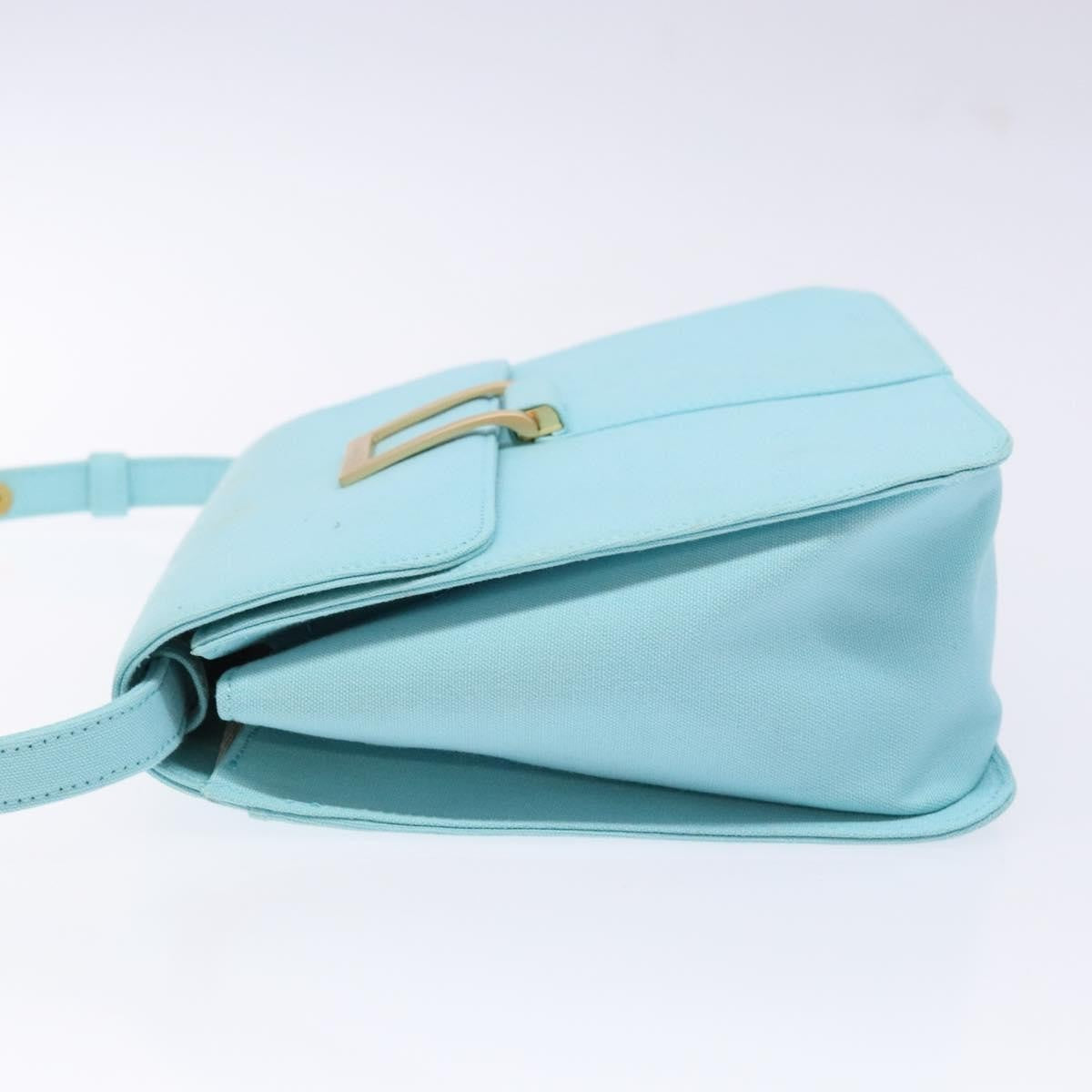 Saint Laurent Vintage Shoulder Bag Canvas, BLUE, CANVAS, Shoulder bag