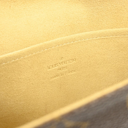Louis Vuitton Twin Handbag Monogram Canvas, BROWN, CANVAS, Clutche & pouche