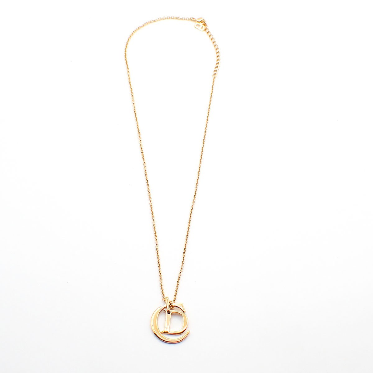 Christian Dior CD Logo necklace Metal, GOLD, GOLD_PLATED, Necklace
