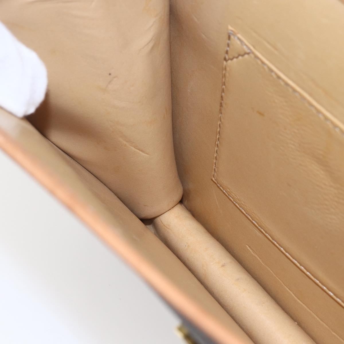 Celine Vintage Macadam Shoulder Bag Canvas and Leather, BROWN, CANVAS, Shoulder bag