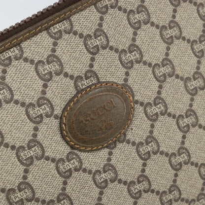 Gucci GG Plus Supreme Pouch Canvas, BEIGE, CANVAS, Clutche & pouche