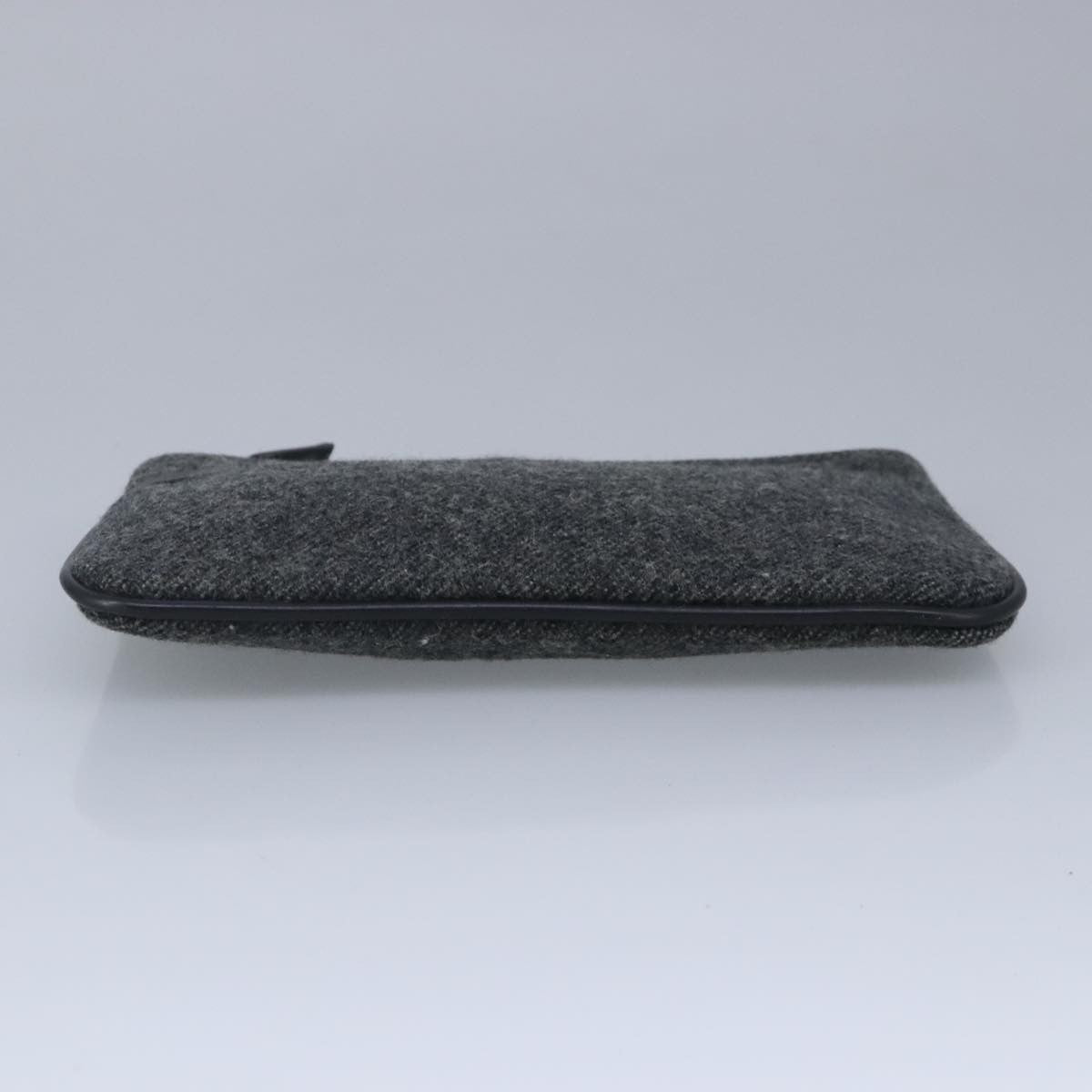 Prada Sport pouch Wool, BLACK, WOOL, Clutche & pouche