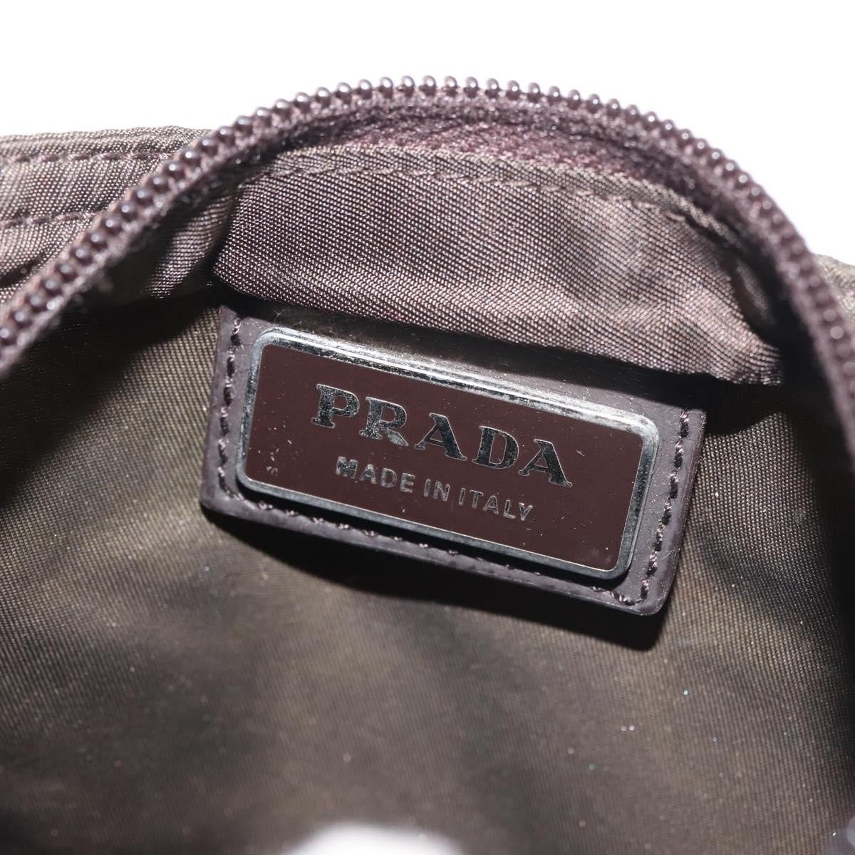 Prada Front Pocket Messenger Bag Tessuto, Khaki, Nylon, Shoulder Bag