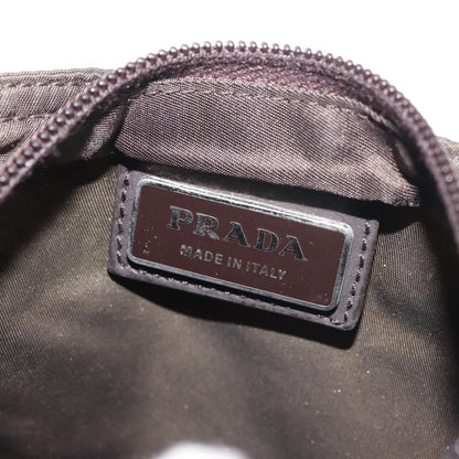 Prada Front Pocket Messenger Bag Tessuto, Khaki, Nylon, Shoulder Bag