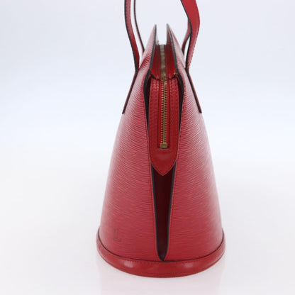 Louis Vuitton Saint Jacques Handbag Epi Leather, RED, LEATHER, Shoulder bag