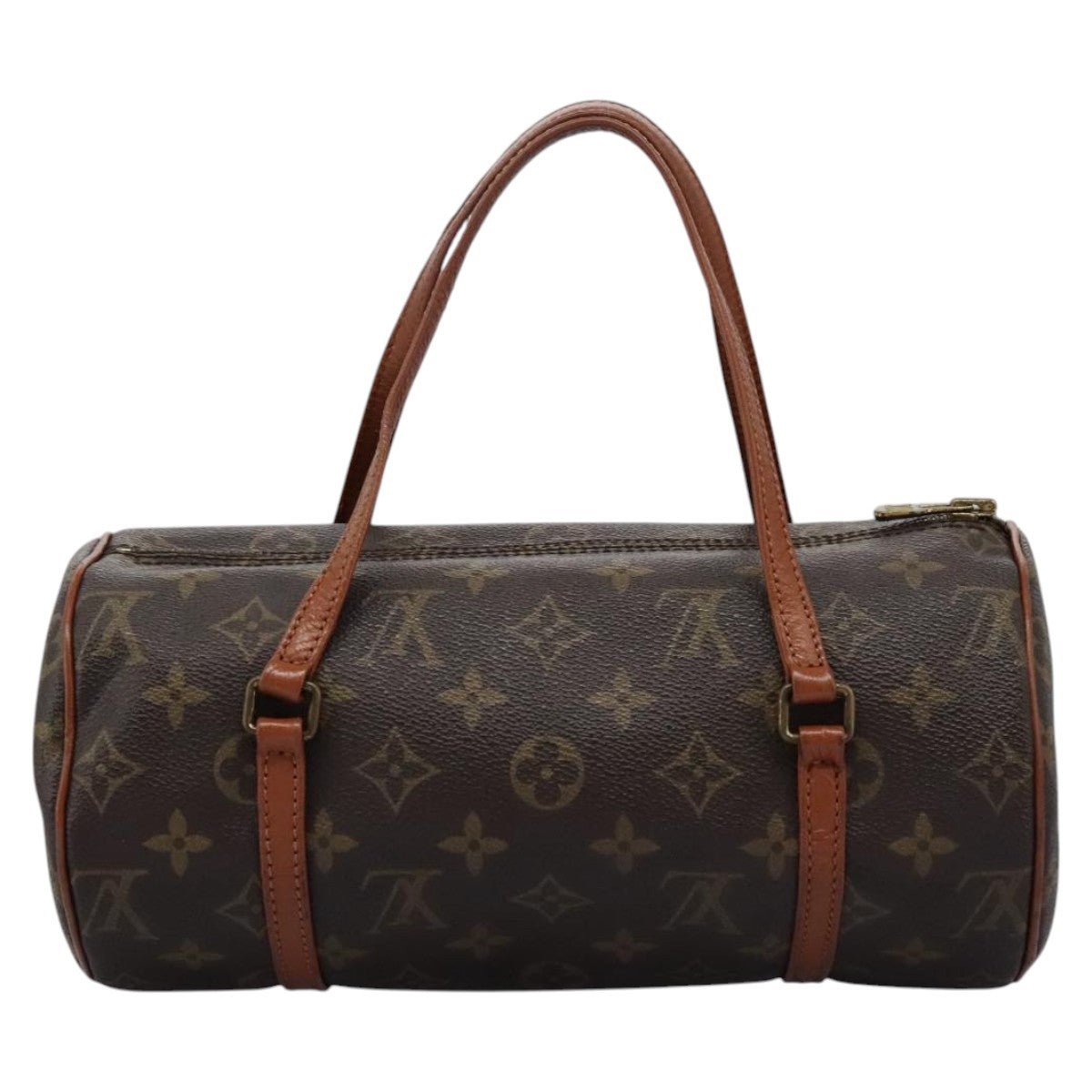 Louis Vuitton Papillon Handbag Monogram Canvas, BROWN, CANVAS, Handbag