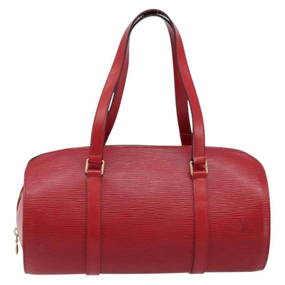 Louis Vuitton Soufflot Handbag Epi Leather, Red, Leather, Handbag