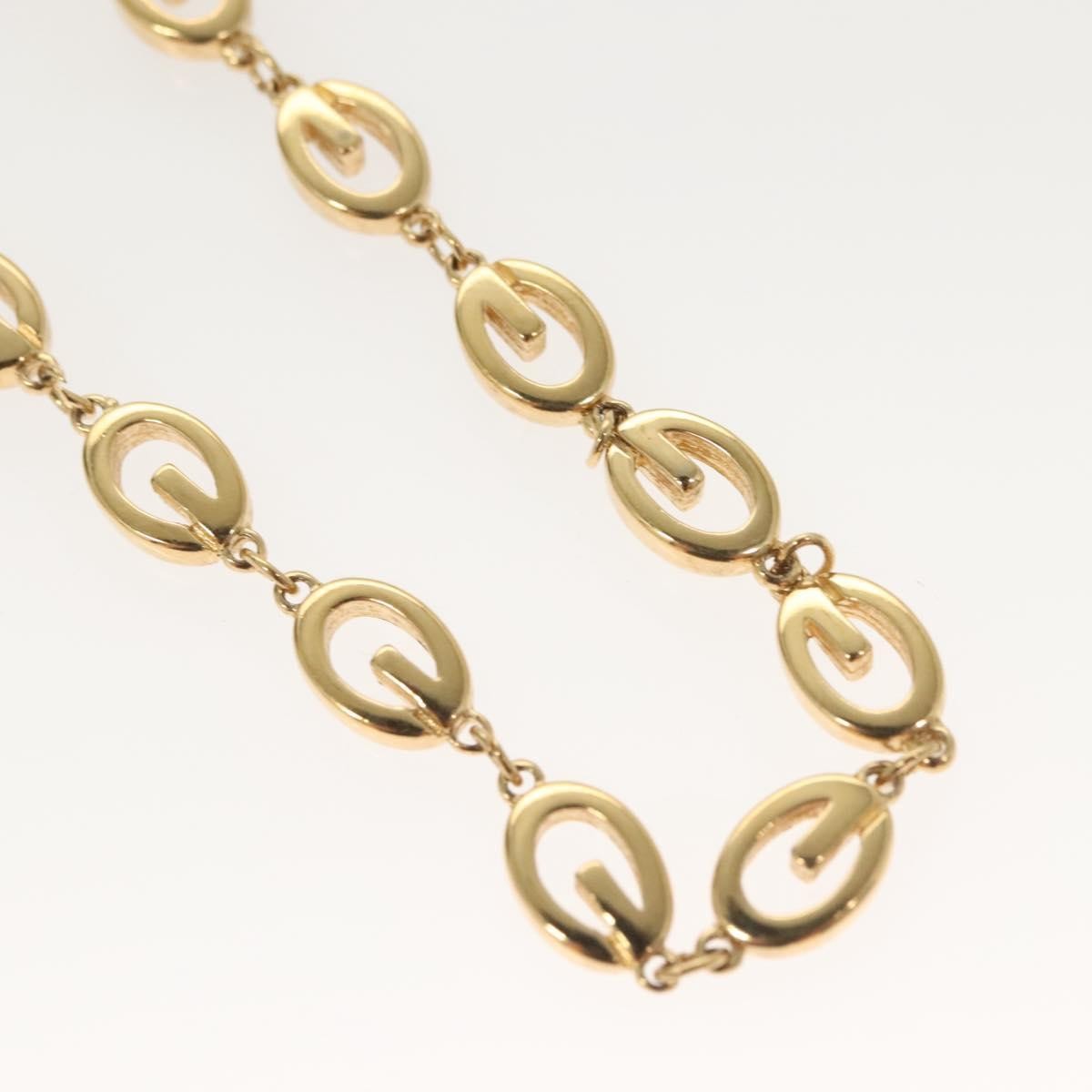 Givenchy Logo G Necklace Gold Plated, GOLD, METAL, Necklace