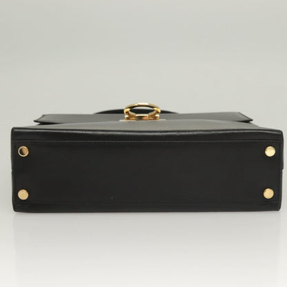 Salvatore Ferragamo Convertible Vara Bow Tote Leather, BLACK, LEATHER, Tote bag