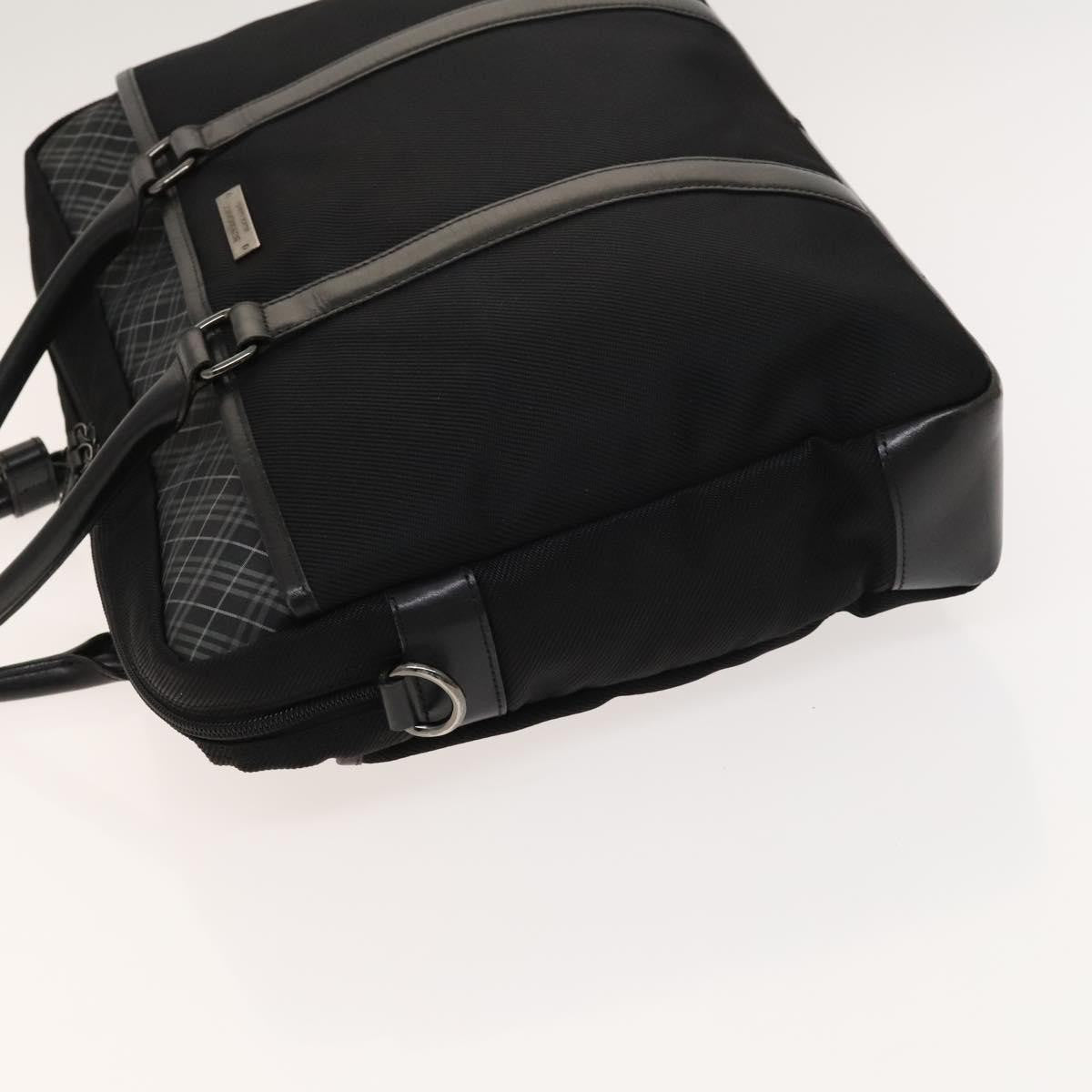 Burberry Black Label Business Bag Canvas, BLACK, CANVAS, Briefcase