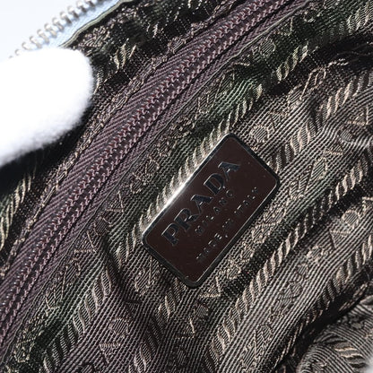 Prada Vintage Pouch Canvas, GRAY, CANVAS, Clutche & pouche