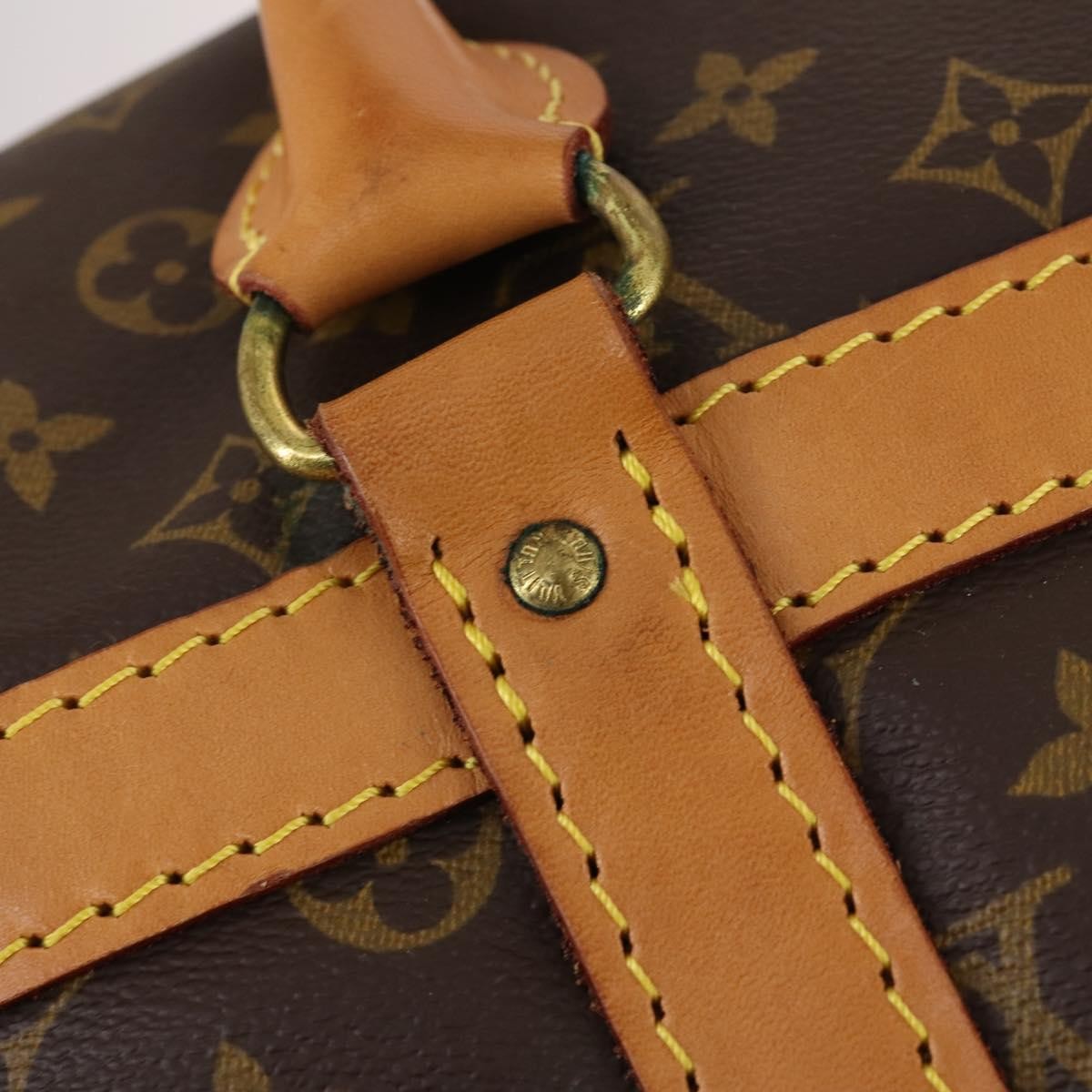 Louis Vuitton Dog Carrier Bag Monogram Canvas, BROWN, CANVAS, Travel bag