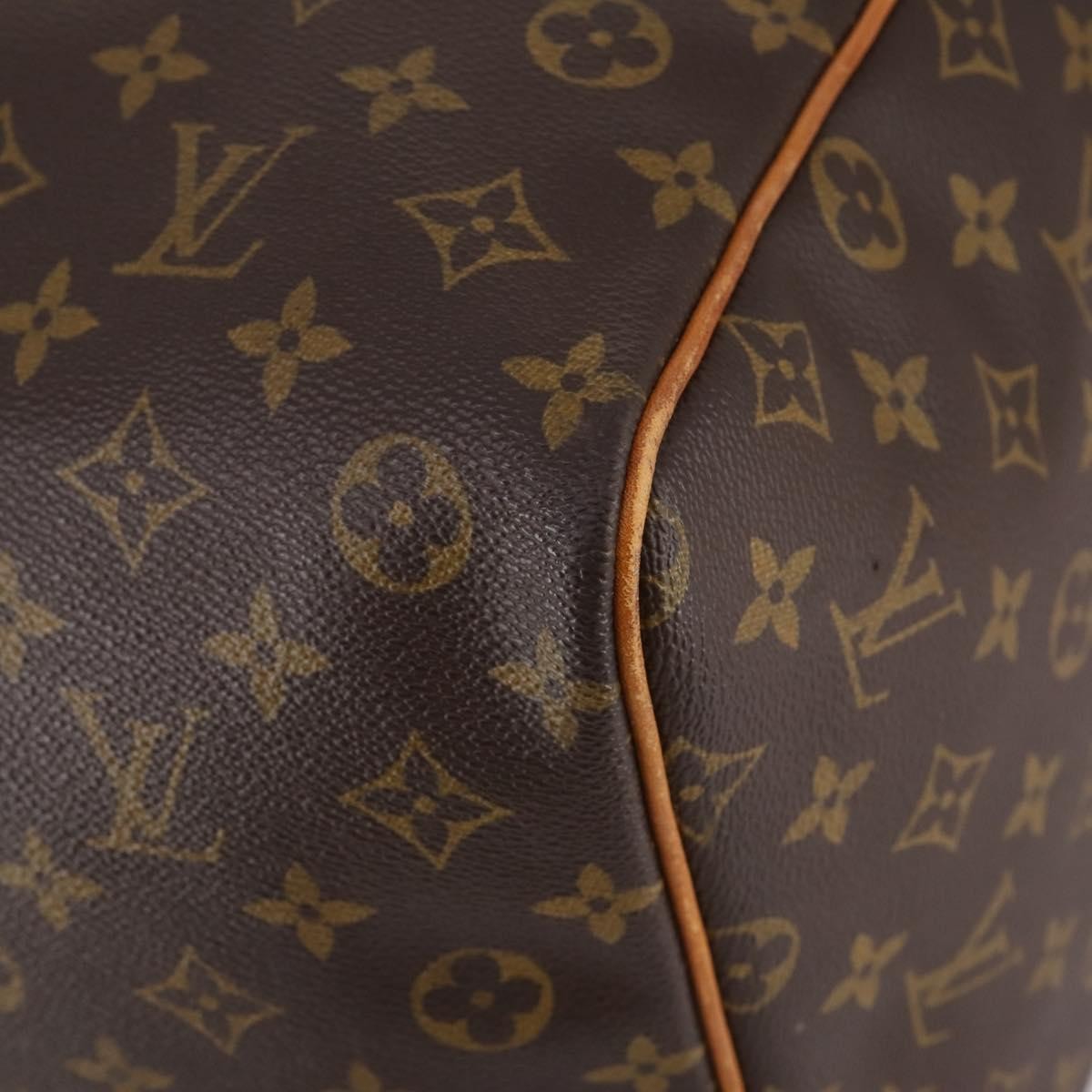 Louis Vuitton Keepall Bag Monogram Canvas, BROWN, CANVAS, Travel bag