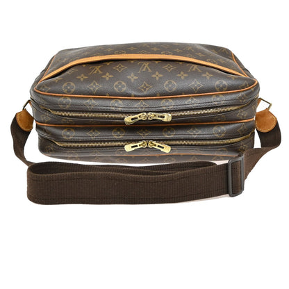 Louis Vuitton Reporter Bag Monogram Canvas, BROWN, CANVAS, Crossbody bag
