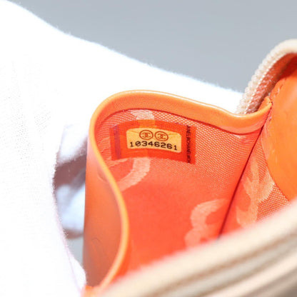 Chanel Cambon Zip Around Organizer Wallet Quilted Lambskin, ORANGE, LEATHER, Wallets