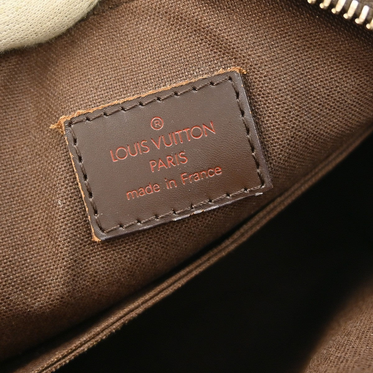 Louis Vuitton Olav Handbag Damier, BROWN, CANVAS, Shoulder bag